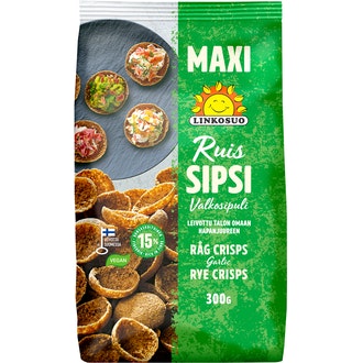 Linkosuo ruissipsi valkosipuli 300g maxi