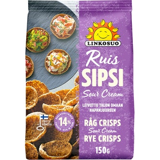Linkosuo Ruissipsi 150g sour cream