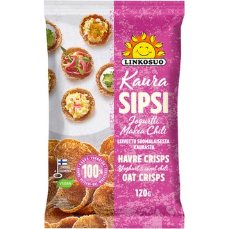 Linkosuo kaurasipsi jogurtti ja makea chili 120g