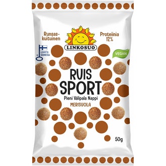 Linkosuo Ruis Sport 50g merisuola