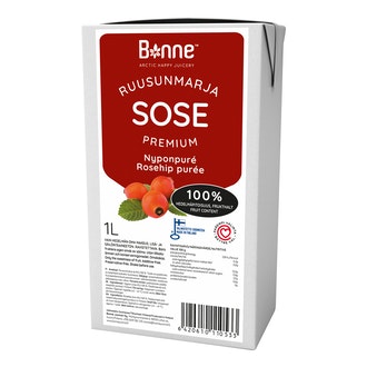 Bonne 1l Ruusunmarjasose 100%