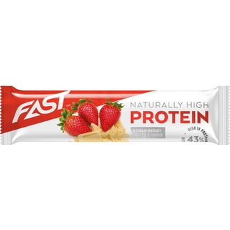 Fast high protein patukka 35g mansikka-valkosuklaa