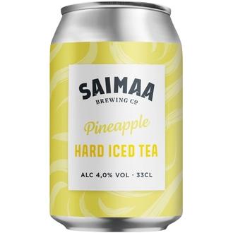 Saimaa Hard Iced Tea Pineapple 4,0% 0,33l tölkki