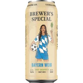Brewer\'s Special Bayern Weiss 5,5% Olut 0,5L Tölkki