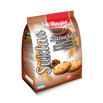 Vanajan Suklaasade 400g kaura-suklaakeksi