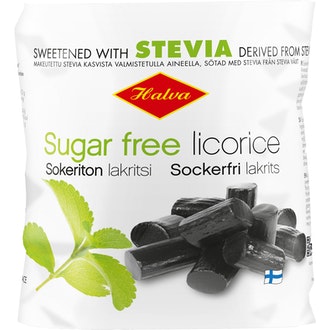 Halva lakritsipussi 90g sokeriton