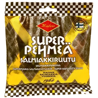 Halva Super Pehmeä Salmiakkiruutu 100g