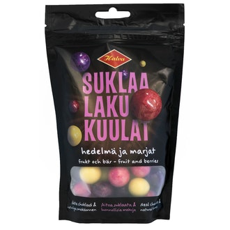 Halva suklaalakukuulat 140g marja&hedelmä