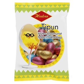 Halva Tipun Täytesuklaamunia 88g