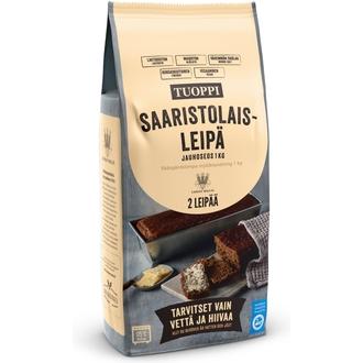 Tuoppi Saaristolaisleipä jauhoseos runsaskuituinen, vegaaninen 1 kg