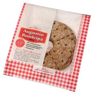 Leivon Augustin Ruisleipä 300g halkaistu