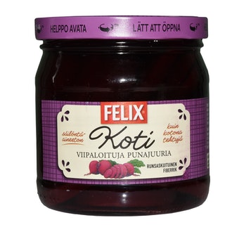 Felix Koti viipaloituja punajuuria mausteliemessä 420/280g
