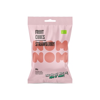 NomNom hedelmäkuutio 50g omena-mansikka-vadelma, luomu