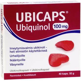 Ubicaps Ubiquinol 100 Mg Ubikinolikapseli 40 Kaps