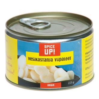 Spice Up! Vesikastanja viipaleet 225/140g