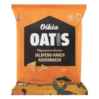 Oikia Oatis 150g Jalapeno-ranch kauranaksu