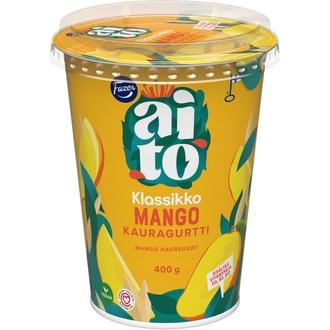 Fazer Aito Kauragurtti Mango 400g, fermentoitu kauravälipala