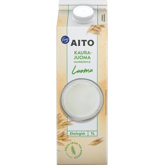 Fazer Aito 1l ESL Luomu Kaurajuoma