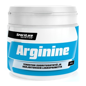 SportLife Nutrition Arginine 200g  L-arginiinijauhe