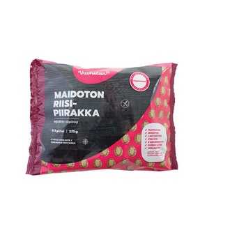 Vuohelan Gluteeniton Maidoton Riisipiirakka 5/275G Pakaste