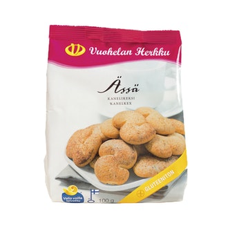 Vuohelan Ässät pikkuleipä 100g gluteeniton