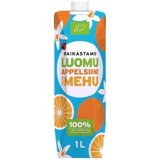 Raikastamo Appelsiini täysmehu Luomu 1L LV-BIO-02