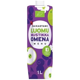 Raikastamo Mustikka-Omenamehu Luomu 1L LV-BIO-02