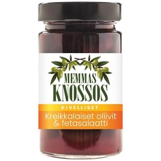 Memmas Knossos Kreikkalaiset oliivit ja fetasalaatti 290g/180g