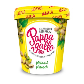 Pappagallo Pistaasijäätelö 500 ml laktoo