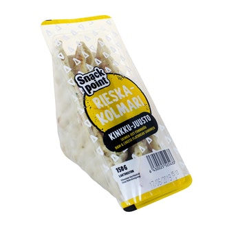 SnackPoint rieska kinkku-juusto kolmari 150g