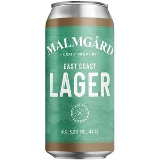 Malmgård East Coast Lager 5,2% olut 0,44l tölkki