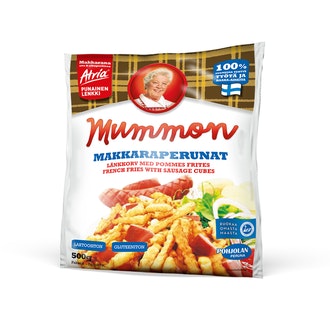 Mummon maukkaat makkaraperunat 500g pakaste