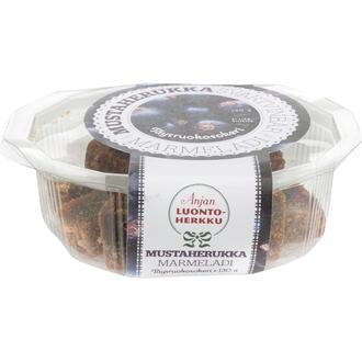 Anjan Luontoherkku 130G Mustaherukkamarmeladi