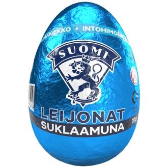 Jääkiekkoliitto Leijonat suklaaraemuna RFA maitosuklaa 70g