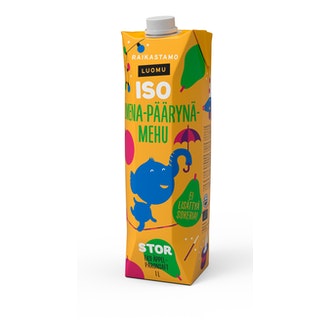 Raikastamo Iso Omena-Päärynä luomumehu 1L