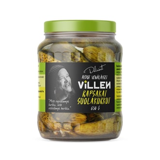Deliciest Villen Rapsakat suolakurkut 650g/325g