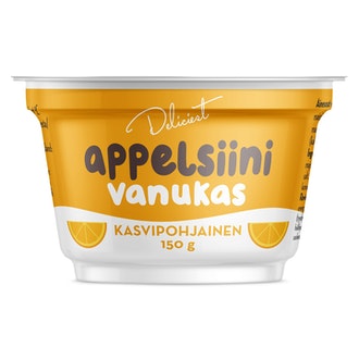 Deliciest vanukas 150g appelsiini