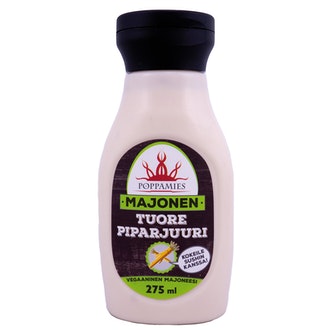 Poppamies Tuore Piparjuuri vegaaninen majoneesi 275ml