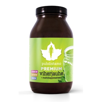 Puhdistamo premium viherjauhe 120g
