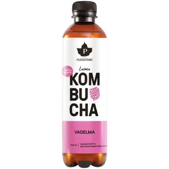 Puhdistamo Luomu Kombucha Vadelma 400 ml