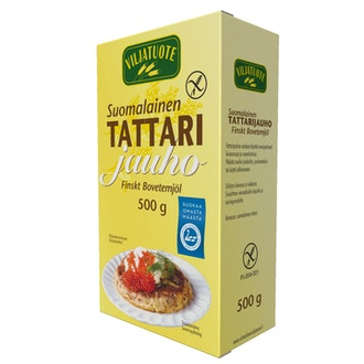 Virtasalmen Viljatuote Gluteeniton Suomalainen Tattarijauho 500g