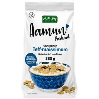 Virtasalmen Viljatuote Aamun parhaat Gluteeniton teff-maissimuro 380g