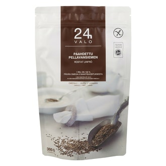 VALO24h paahdettu pellavansiemen 300g