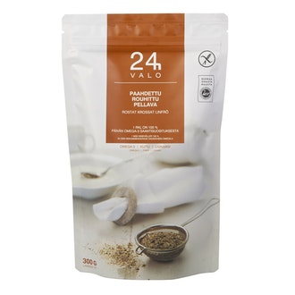 VALO24h paahdettu rouhittu pellava 300g