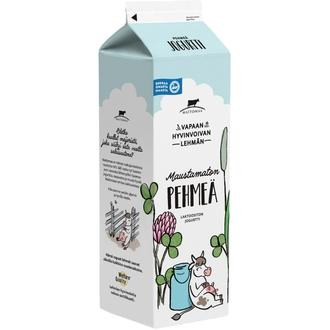 Maitomaa Vapaan Hyvinvoivan Lehmän Pehmeä Maustamaton Jogurtti 1 kg, laktoositon