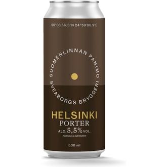 Suomenlinnan Panimo 50cl Helsinki Porter 5,5% tölkki olut