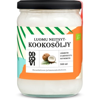 Cocovi kookosöljy kylmäpuristettu 500 ml Luomu