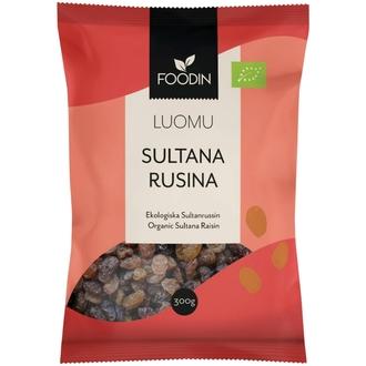 Foodin Sultana rusina, luomu 300g