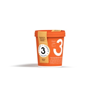 3 Kaveria Laktoositon Paahdettu Pähkinä & Kinuski jäätelö 500ml/400g