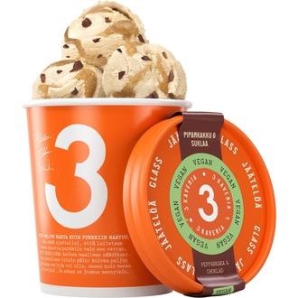 3 Kaverin Piparkakku&Suklaa Jäätelö Vegan 500 ml